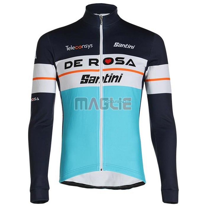 Maglia De Rosa Manica Lunga 2020 Celeste